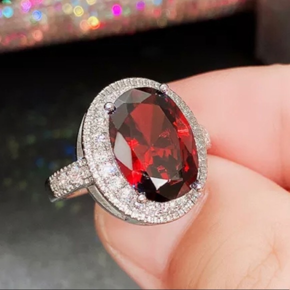 Jewelry - RUBY BRIDAL WEDDING RING S10